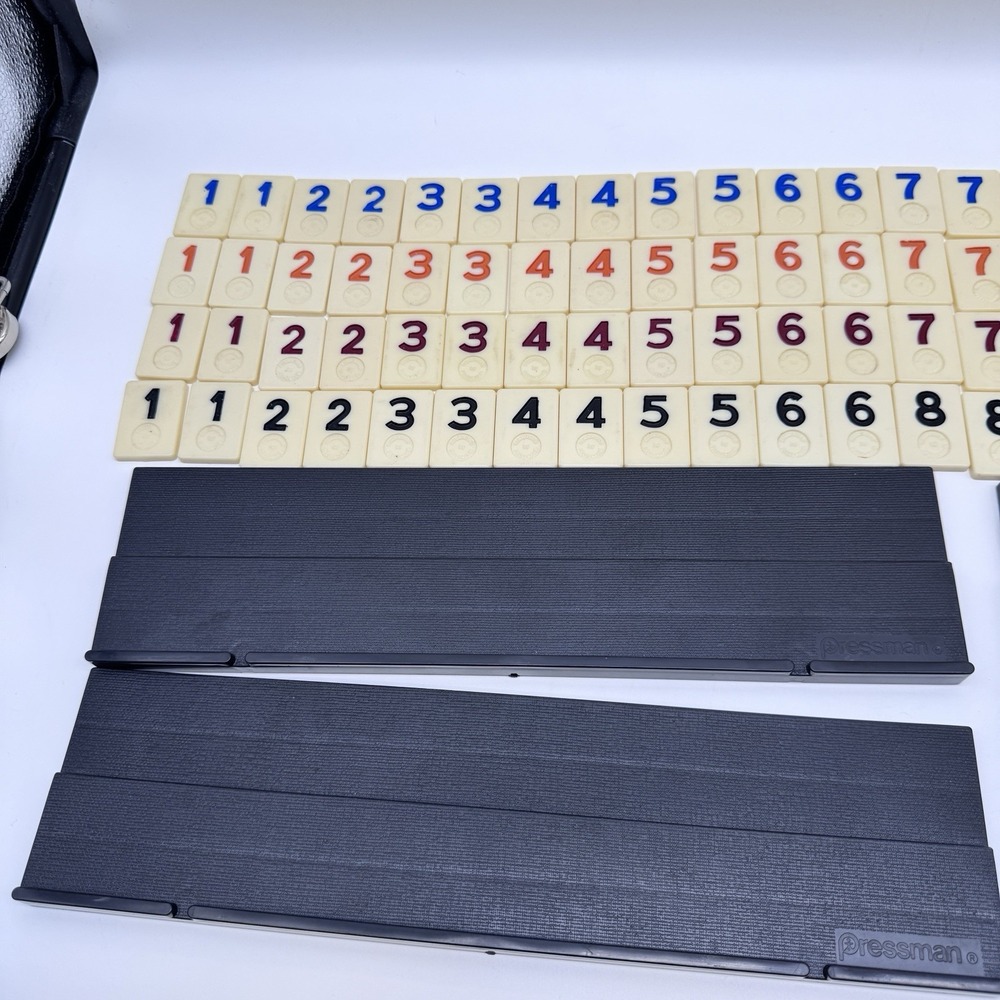 Original Rummikub Tile Game by Pressman Vintage 1980 No. 400, 3 pcs missing - Picture 2 of 5